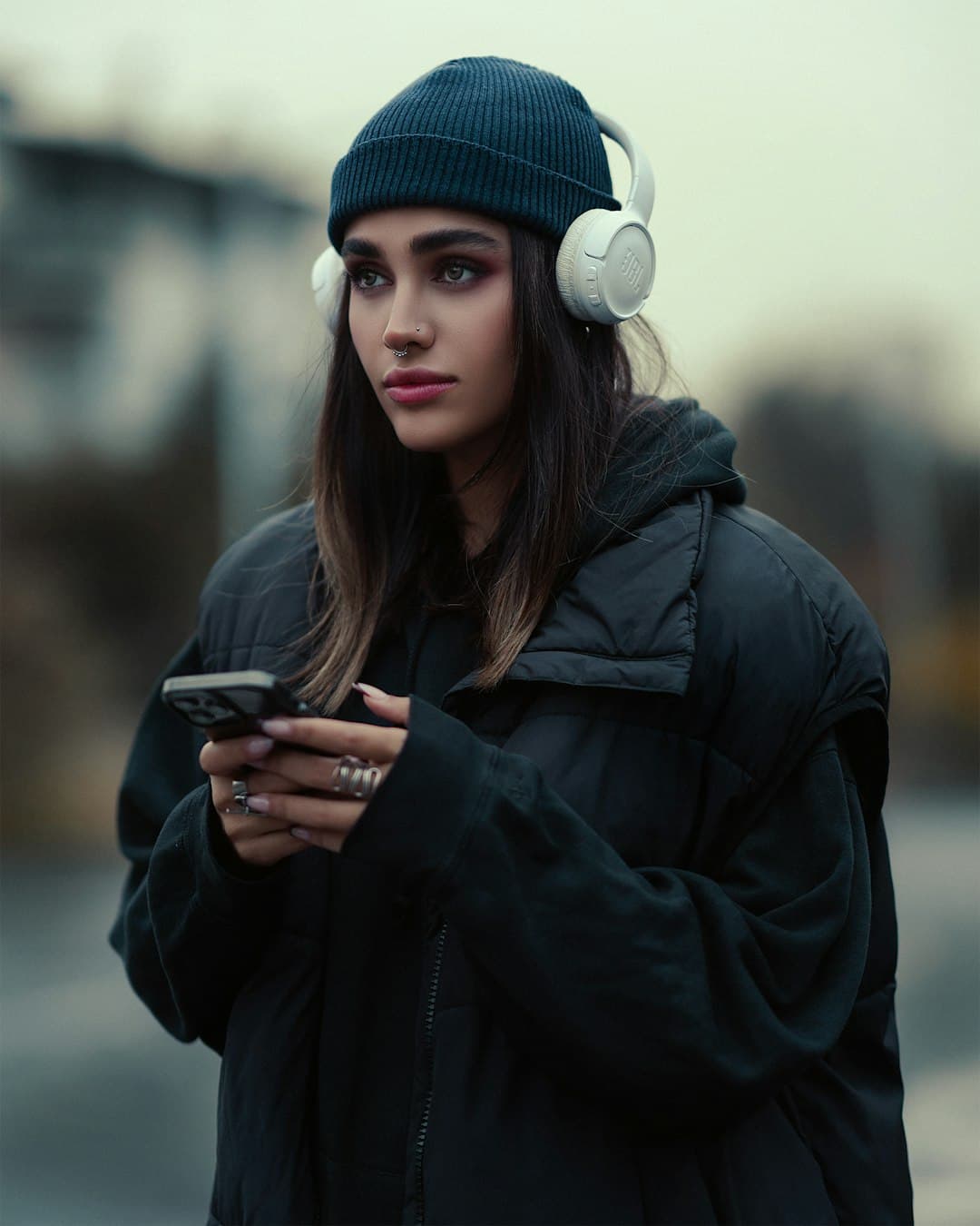 Listening to music